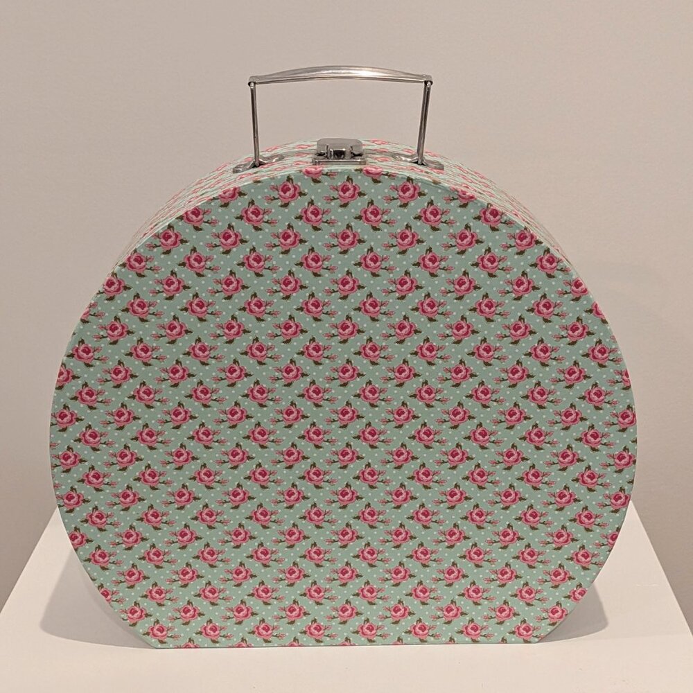 Box Decorative Cardboard Cute Suitcase 13x11.25x4"
